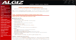 Desktop Screenshot of algiz.cz